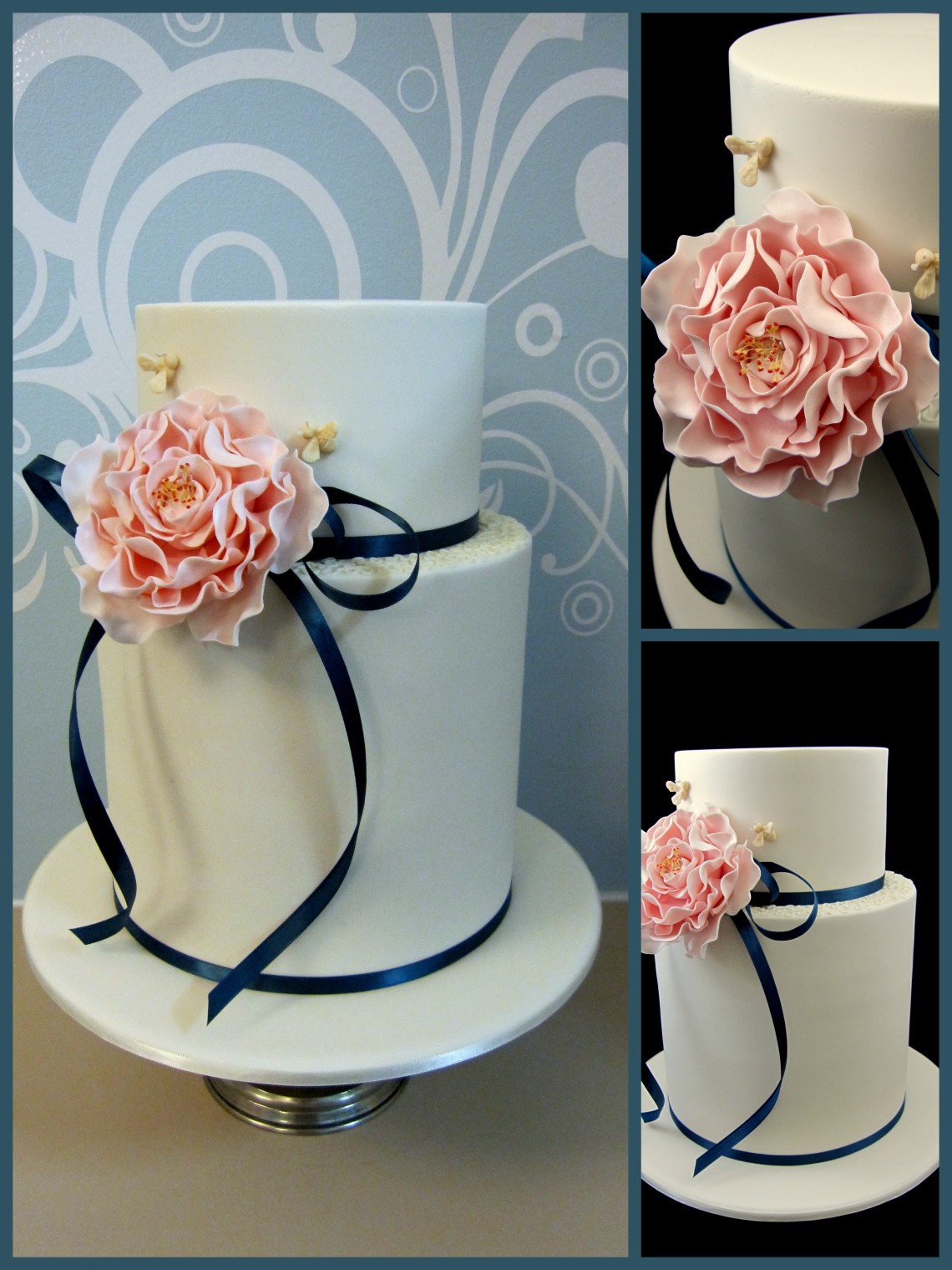 single peony flower wedding cake bees inspired by michelle cake designs